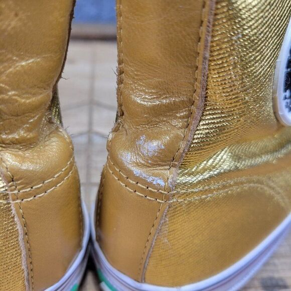 PF FLYERS Posture Foundation Gold High Top Sneakers Shoes Athletic Men's Size 13 - Picture 7 of 12